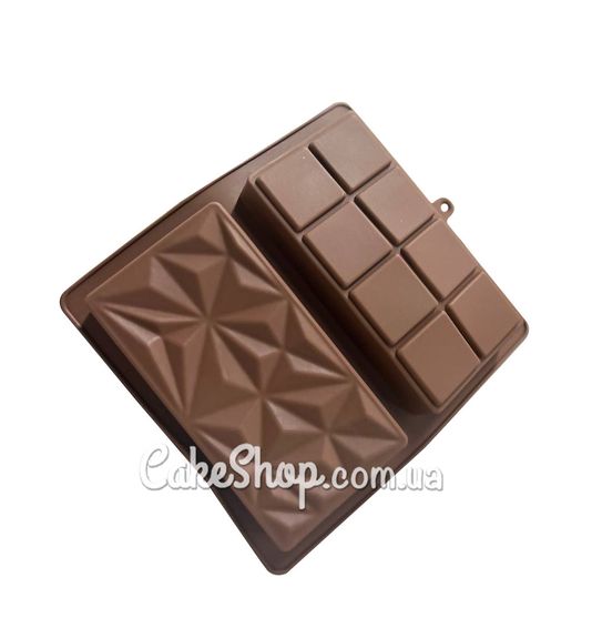 ⋗ Силіконова форма плитка Дубайський шоколад 2 купити в Україні ➛ CakeShop.com.ua, фото
