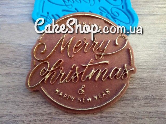 ⋗ Силиконовый молд Merry christmas купить в Украине ➛ CakeShop.com.ua, фото