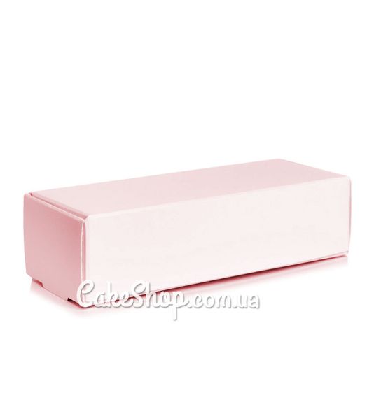 ⋗ Коробка для пастили, макаронс, зефіру Рожева 14х5,7х3,8 см купити в Україні ➛ CakeShop.com.ua, фото