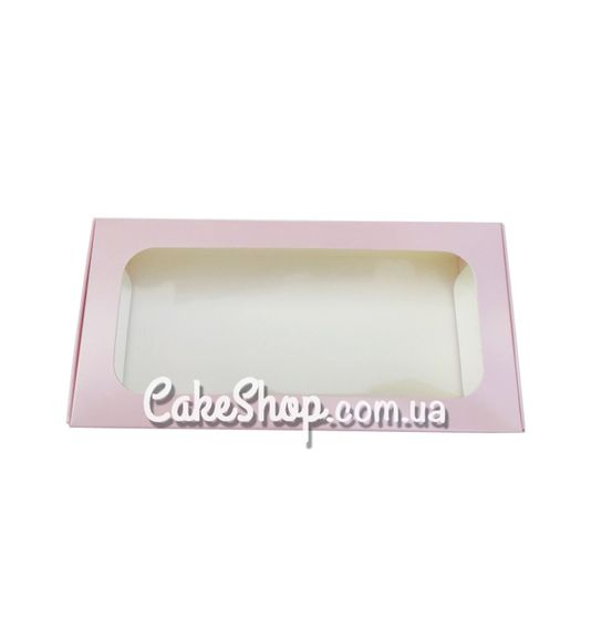 ⋗ Коробка на 12 макаронс з прозорим вікном Пудра , 20х10х5 см купити в Україні ➛ CakeShop.com.ua, фото