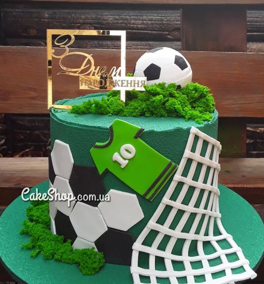 ⋗ Акриловый топпер Lion боковой З Днем народження квадрат купить в Украине ➛ CakeShop.com.ua, фото