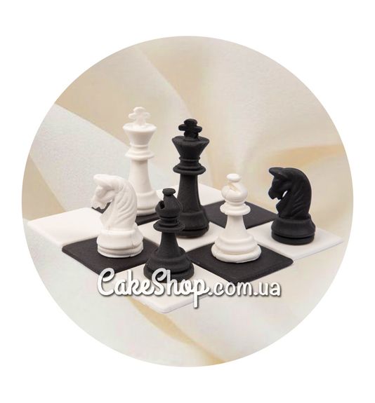 ⋗ Цукрові фігурки Шахи ТМ KD купити в Україні ➛ CakeShop.com.ua, фото
