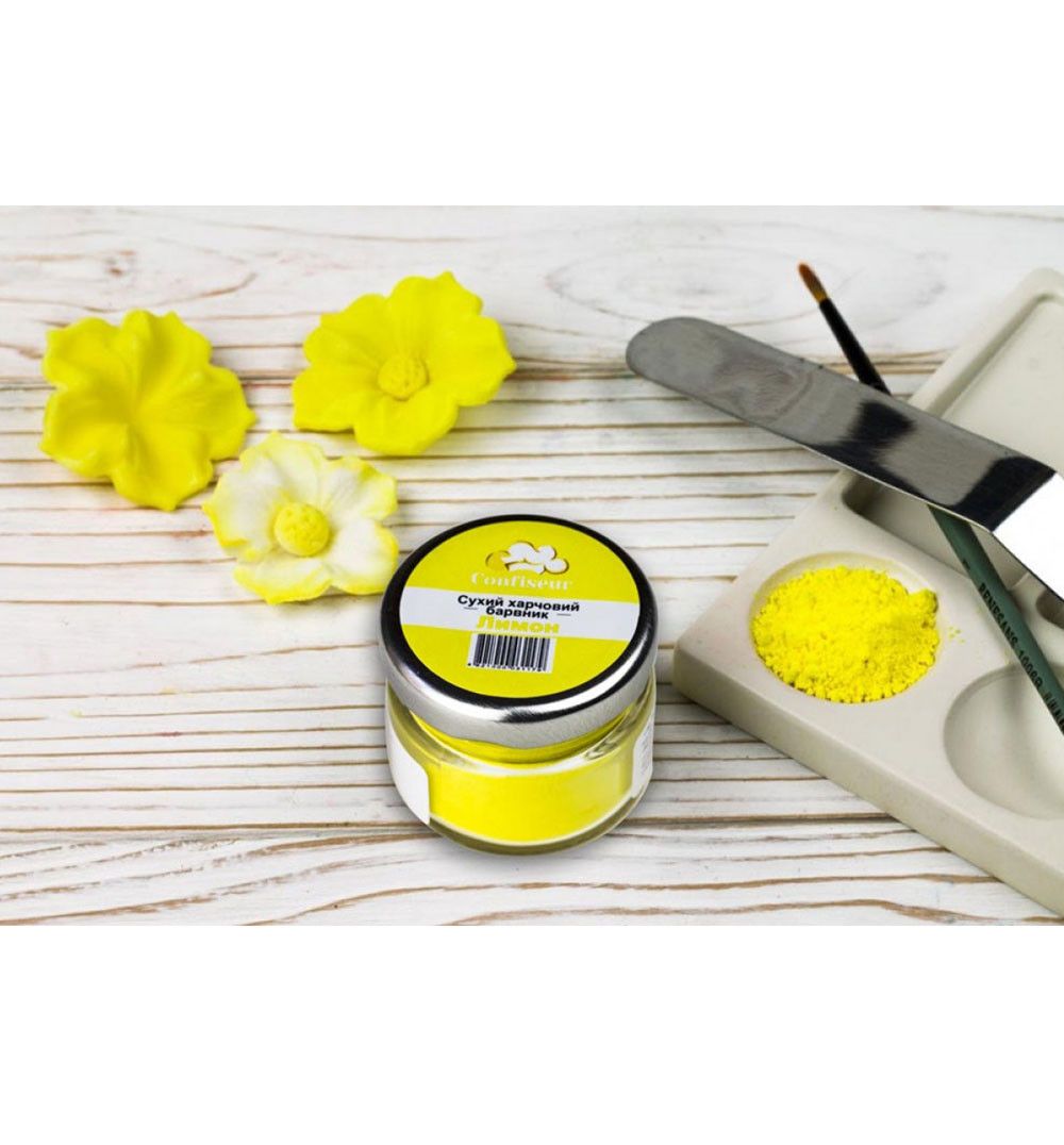 ⋗ Краситель сухой Confiseur Лимон купить в Украине ➛ CakeShop.com.ua, фото