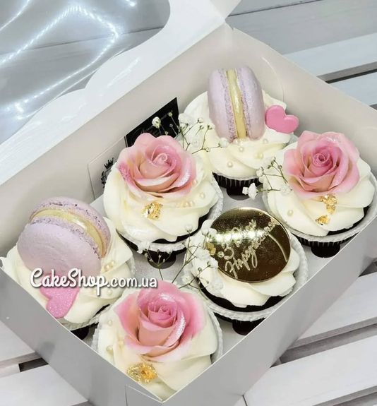 ⋗ Акриловий топпер Lion медальйон З Днем Народження 6 см золото купити в Україні ➛ CakeShop.com.ua, фото