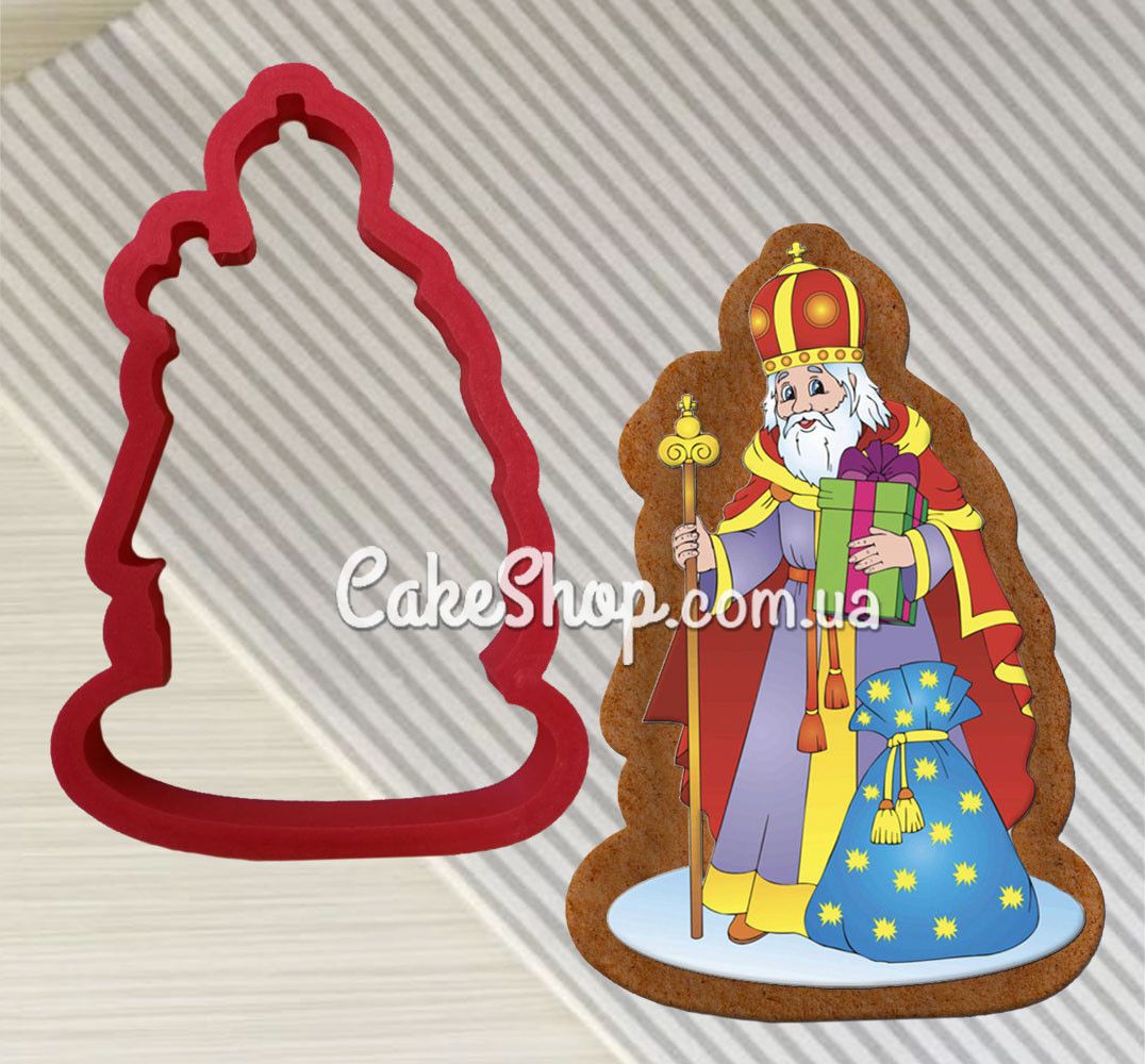 ⋗ Вырубка пластиковая Святой Николай 3 купить в Украине ➛ CakeShop.com.ua, фото