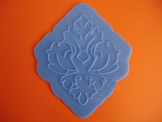 ⋗ Силиконовый коврик Узор Дамаск 3 купить в Украине ➛ CakeShop.com.ua, фото