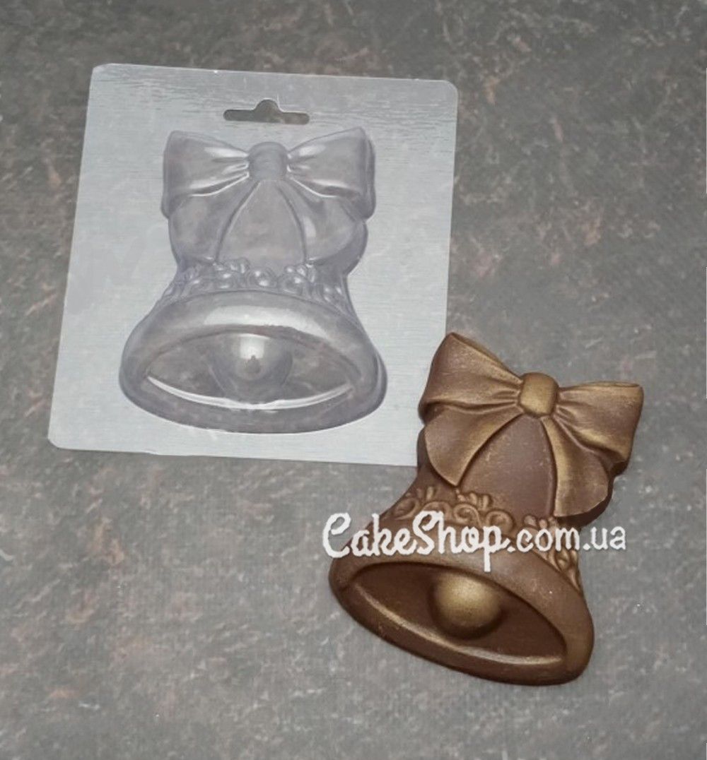 ⋗ Пластиковая форма для шоколада Колокольчик купить в Украине ➛ CakeShop.com.ua, фото