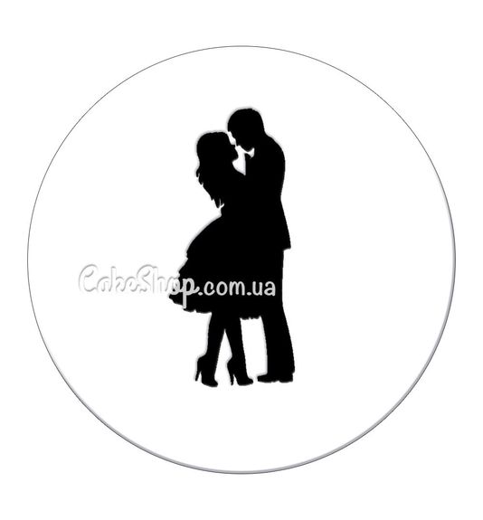 ⋗ Трафарет для тортів Пара 1 купити в Україні ➛ CakeShop.com.ua, фото