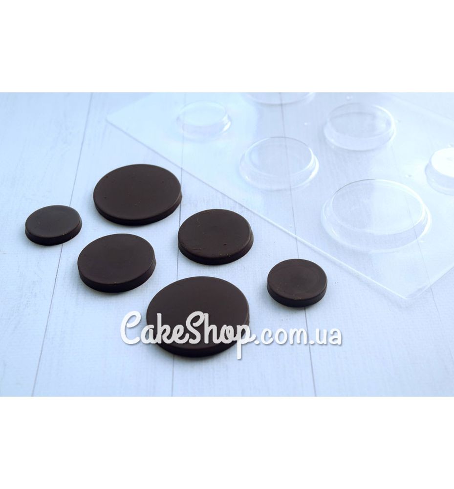 Пластикова форма для шоколаду Медальйони - фото