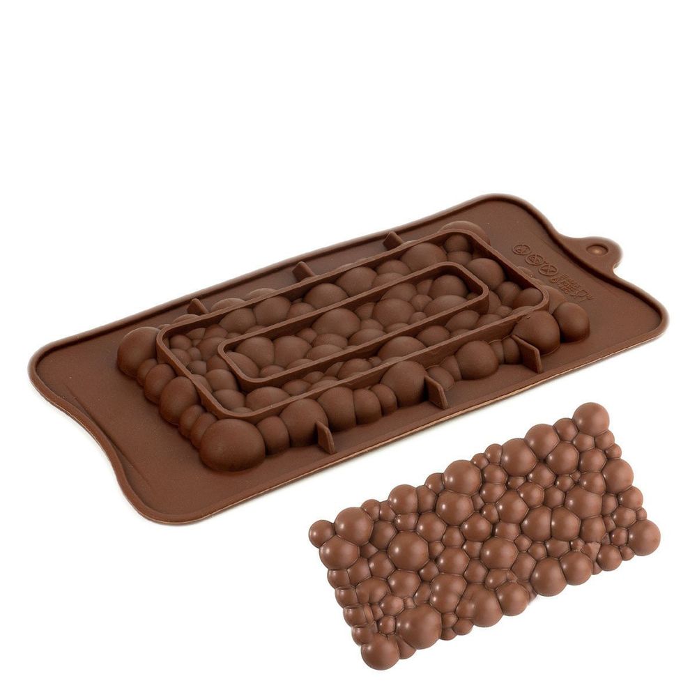 Силіконова форма Шоколадна плитка Мілка - фото