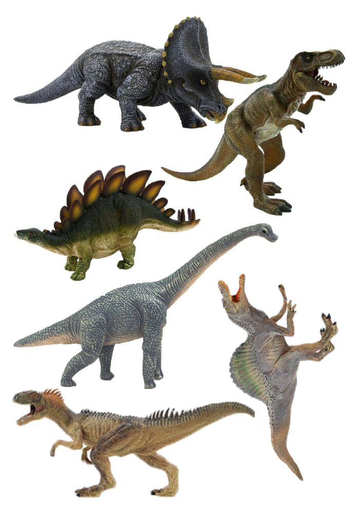Вафельная картинка Динозавры 3 - фото