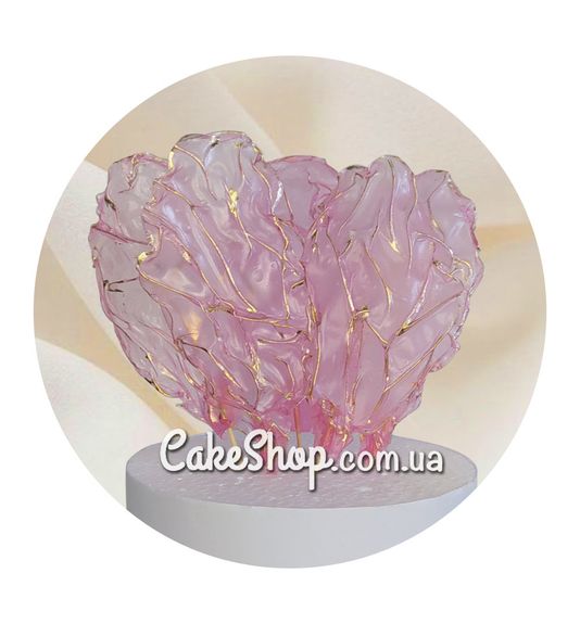 ⋗ Рисовые Паруса розовые/золото купить в Украине ➛ CakeShop.com.ua, фото