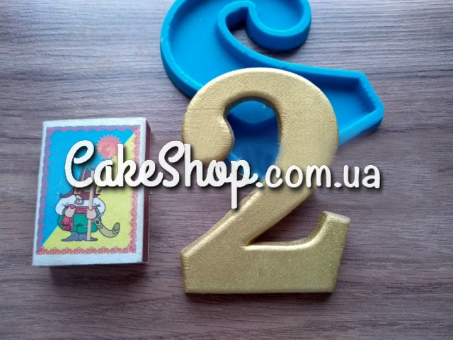 ⋗ Силіконовий молд Цифра два купити в Україні ➛ CakeShop.com.ua, фото