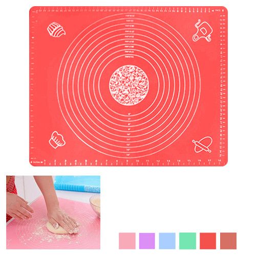 ⋗ Силиконовый коврик раскаточный с разметкой 64x45 см купить в Украине ➛ CakeShop.com.ua, фото