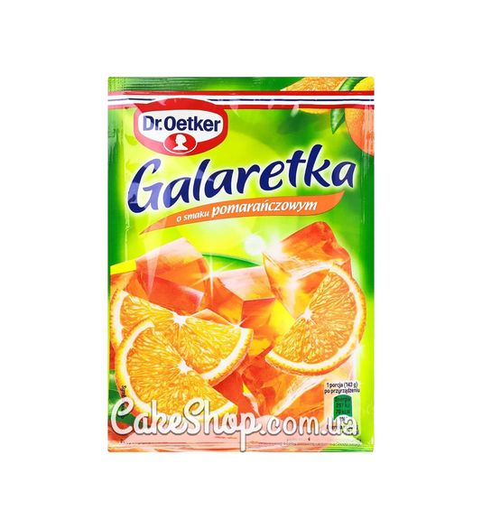 ⋗ Желе со вкусом апельсина Dr.Oetker, 72 г купить в Украине ➛ CakeShop.com.ua, фото