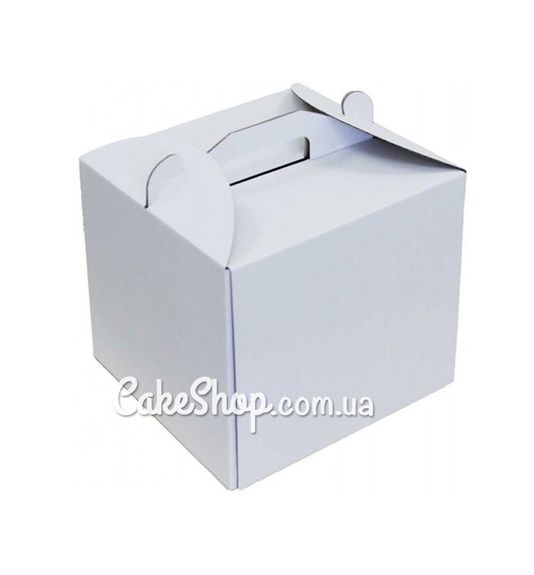 ⋗ Коробка для торта  Біла, 30х30х30 см купити в Україні ➛ CakeShop.com.ua, фото