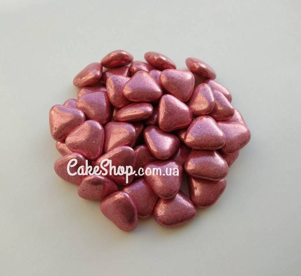 ⋗ Декор Сердца розовые, 1,5 см купить в Украине ➛ CakeShop.com.ua, фото
