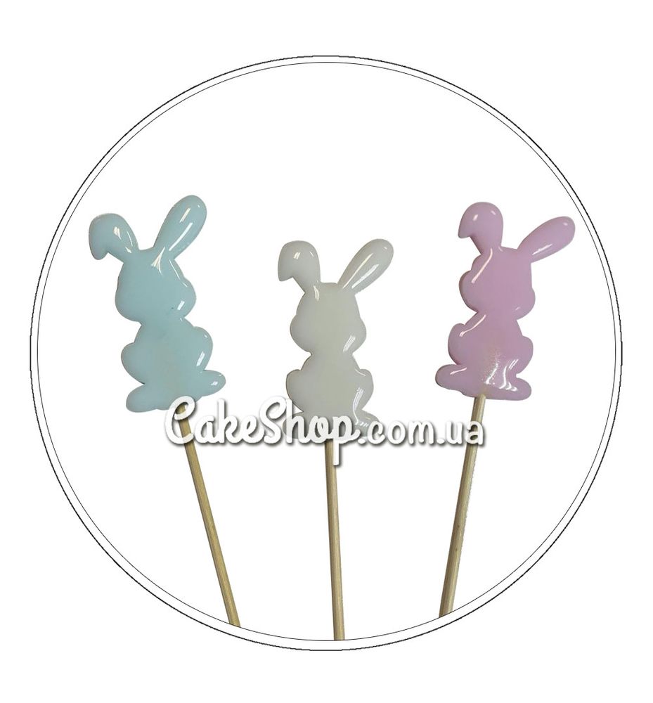 Льодяники з ізомальту Зайчик, 1 штука - фото
