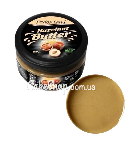 ⋗ Паста Фундучна 100% FruityLand, 100 г купити в Україні ➛ CakeShop.com.ua, фото