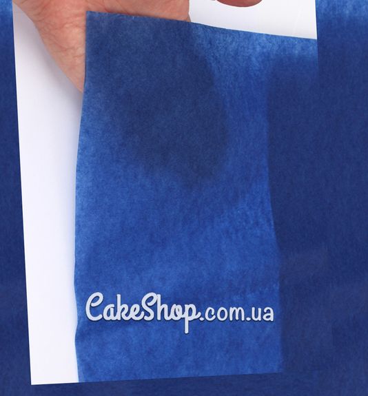 ⋗ Папір тішью LP синій 17г/м, 10 аркушів купити в Україні ➛ CakeShop.com.ua, фото
