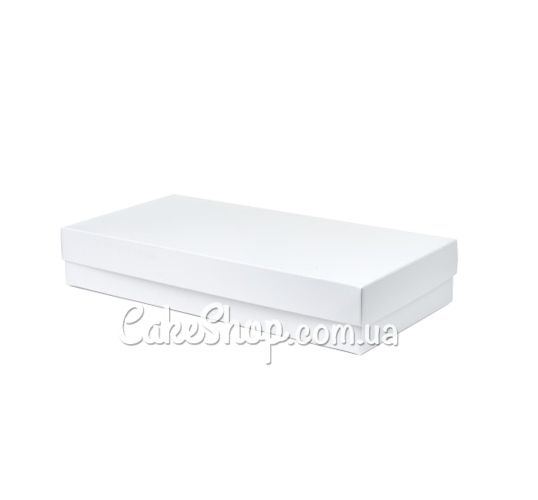 ⋗ Коробка для десертів, подарунків без вікна 30х20х5, Біла купити в Україні ➛ CakeShop.com.ua, фото