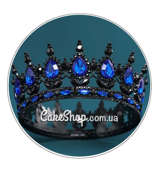 ⋗ Корона Чорна/Сапфір купити в Україні ➛ CakeShop.com.ua, фото