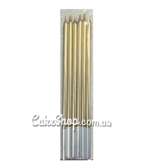⋗ Свечи тортовые Карандаш шампань, 13 см купить в Украине ➛ CakeShop.com.ua, фото
