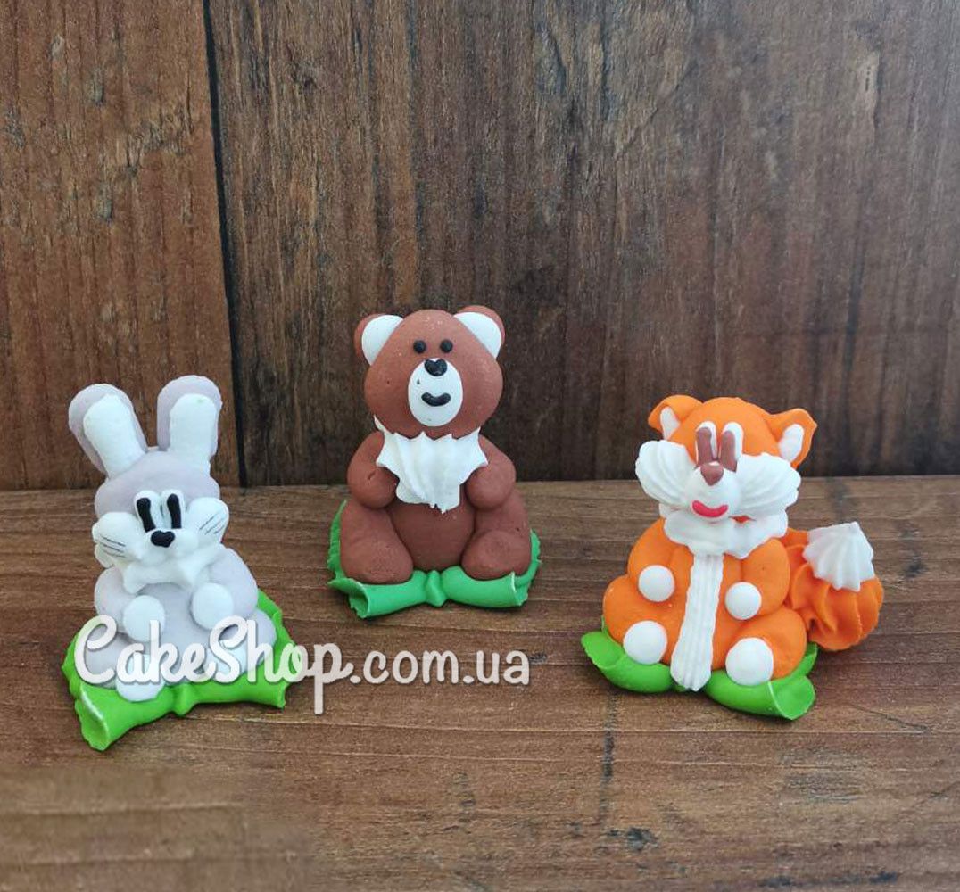 ⋗ Цукрові фігурки Лісові звірі ТМ Сладо купити в Україні ➛ CakeShop.com.ua, фото