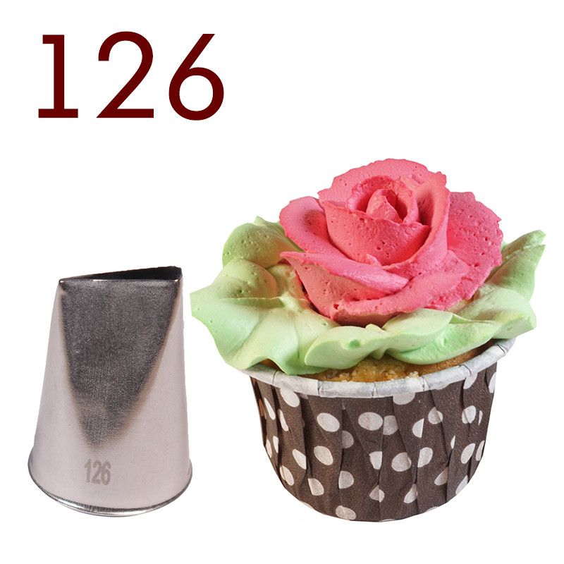 ⋗ Насадка кондитерская Лепесток розы #126 средняя купить в Украине ➛ CakeShop.com.ua, фото