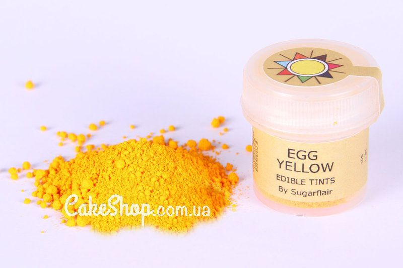 ⋗ Барвник сухий Яєчно - жовтий Egg Yellow by Sugarflair 5 мл купити в Україні ➛ CakeShop.com.ua, фото