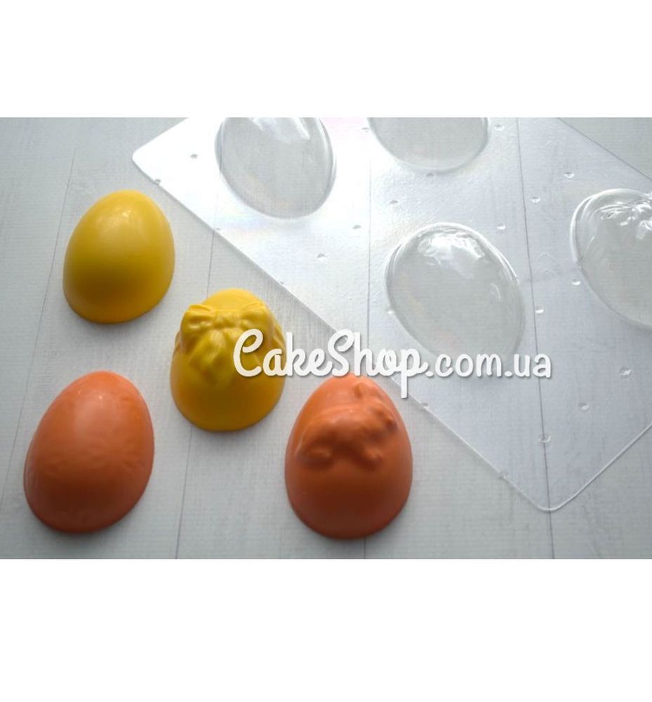 Пластиковая форма для шоколада Пасхальные яйца 1 - фото