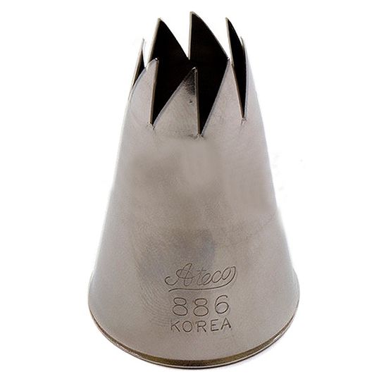 ⋗ Насадка Ateco # 886 Закрытая звезда, средняя купить в Украине ➛ CakeShop.com.ua, фото