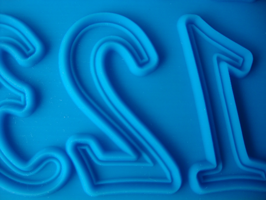 ⋗ Силиконовый молд Алфавит русско-украинский с цифрами ( коврик ) купить в Украине ➛ CakeShop.com.ua, фото