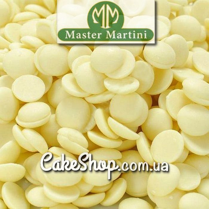 ⋗ Шоколад Ariba білий Master Martini диски, 1 кг купити в Україні ➛ CakeShop.com.ua, фото