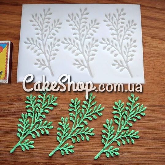 ⋗ Силиконовый коврик для гибкого айсинга Веточки купить в Украине ➛ CakeShop.com.ua, фото