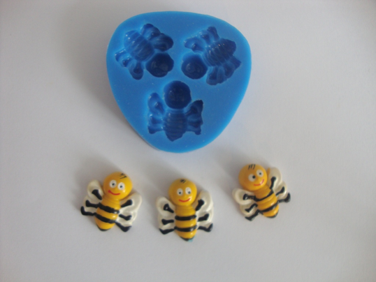 ⋗ Силіконовий молд Бджілки купити в Україні ➛ CakeShop.com.ua, фото