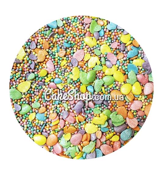 ⋗ Посыпка перламутровая Dobryk Пасха микс #1, 50 г купить в Украине ➛ CakeShop.com.ua, фото