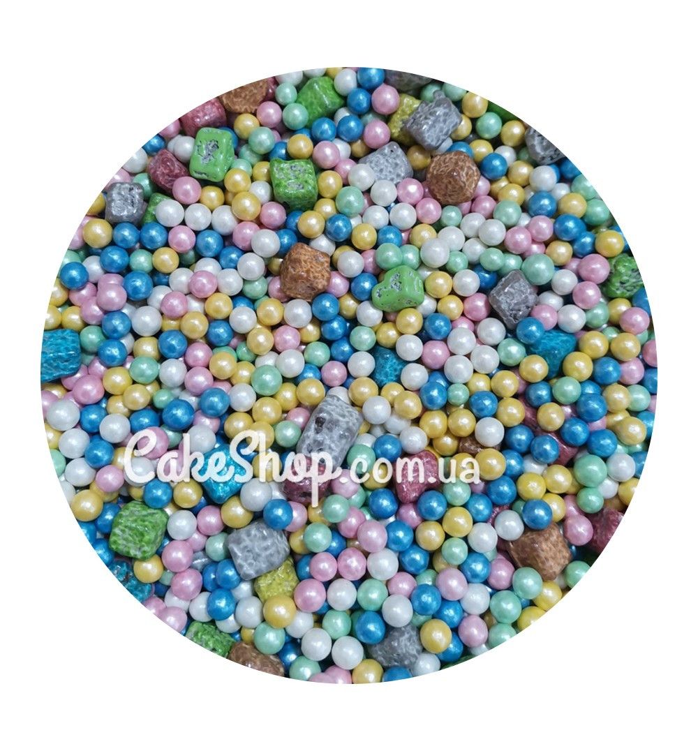 ⋗ Посипка цукрова SD Морські камінці, 50г купити в Україні ➛ CakeShop.com.ua, фото