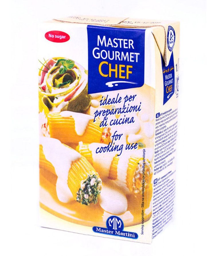 Вершки рослинні рідкі Майстер Гурме Шеф/MASTER GOURMET CHEF 24% - фото