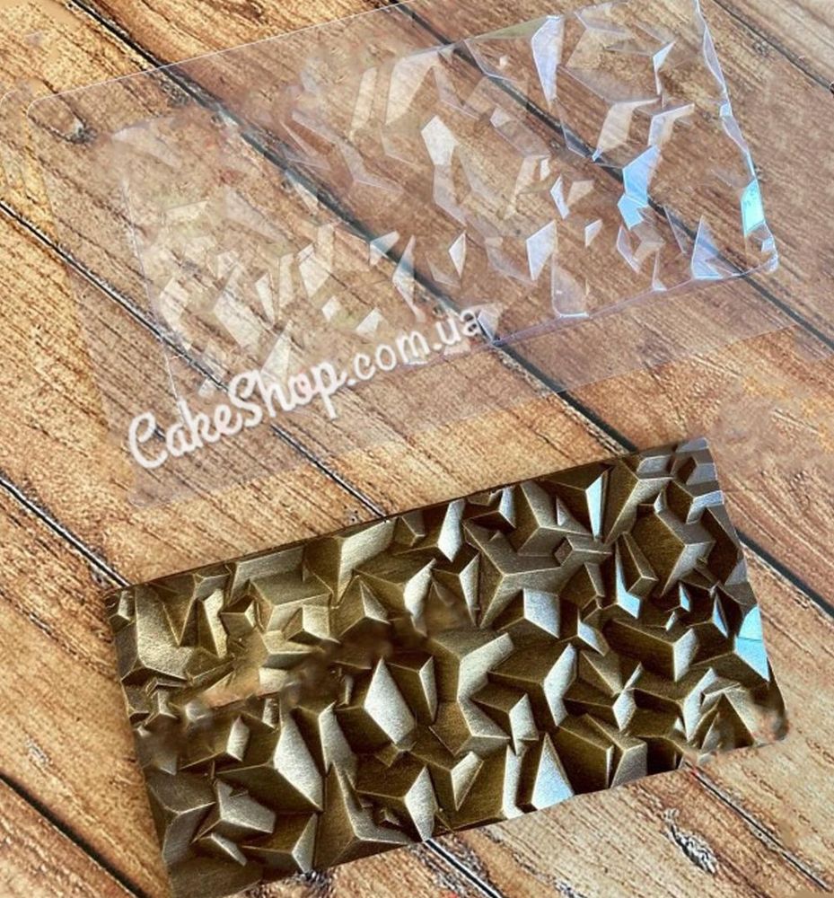Пластиковая форма для шоколада плитка Осколки - фото