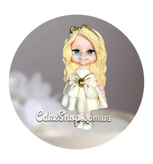 ⋗ Шоколадна фігурка Лялечка 3Д Біла ТМ ДімК купити в Україні ➛ CakeShop.com.ua, фото