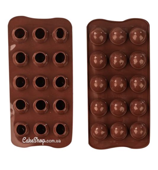 ⋗ Силіконова форма для цукерок Сфера купити в Україні ➛ CakeShop.com.ua, фото