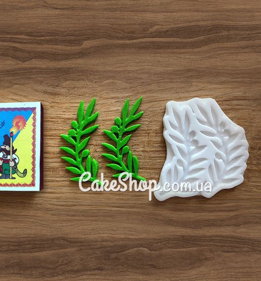 ⋗ Силіконовий молд Гілочка 3 купити в Україні ➛ CakeShop.com.ua, фото