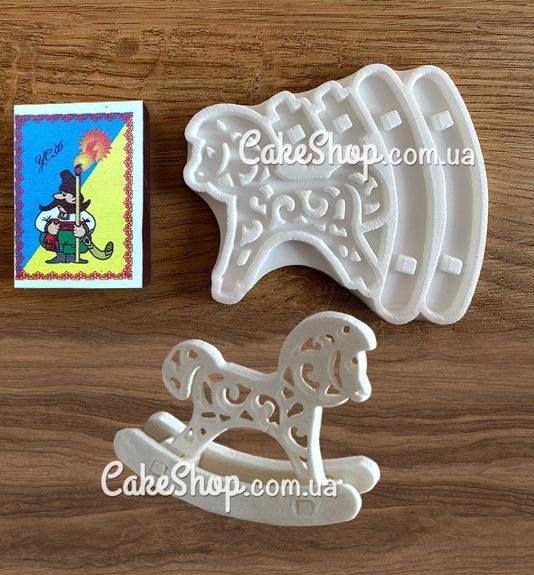 ⋗ Силіконовий молд Ажурна конячка 2 купити в Україні ➛ CakeShop.com.ua, фото