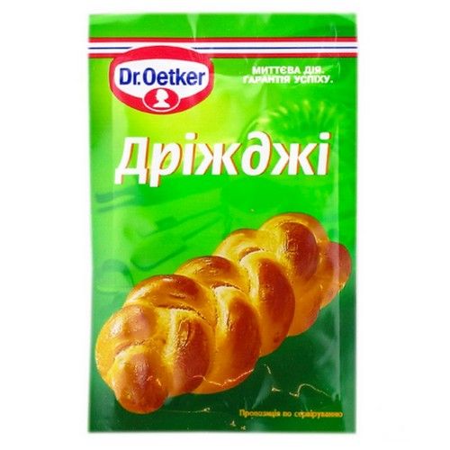 ⋗ Дріжджі швидкодіючі (ТМ Dr.Oetker) купити в Україні ➛ CakeShop.com.ua, фото