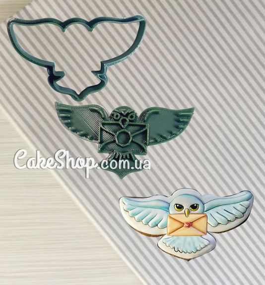⋗ Вирубка пластикова зі штампом НР Сова купити в Україні ➛ CakeShop.com.ua, фото