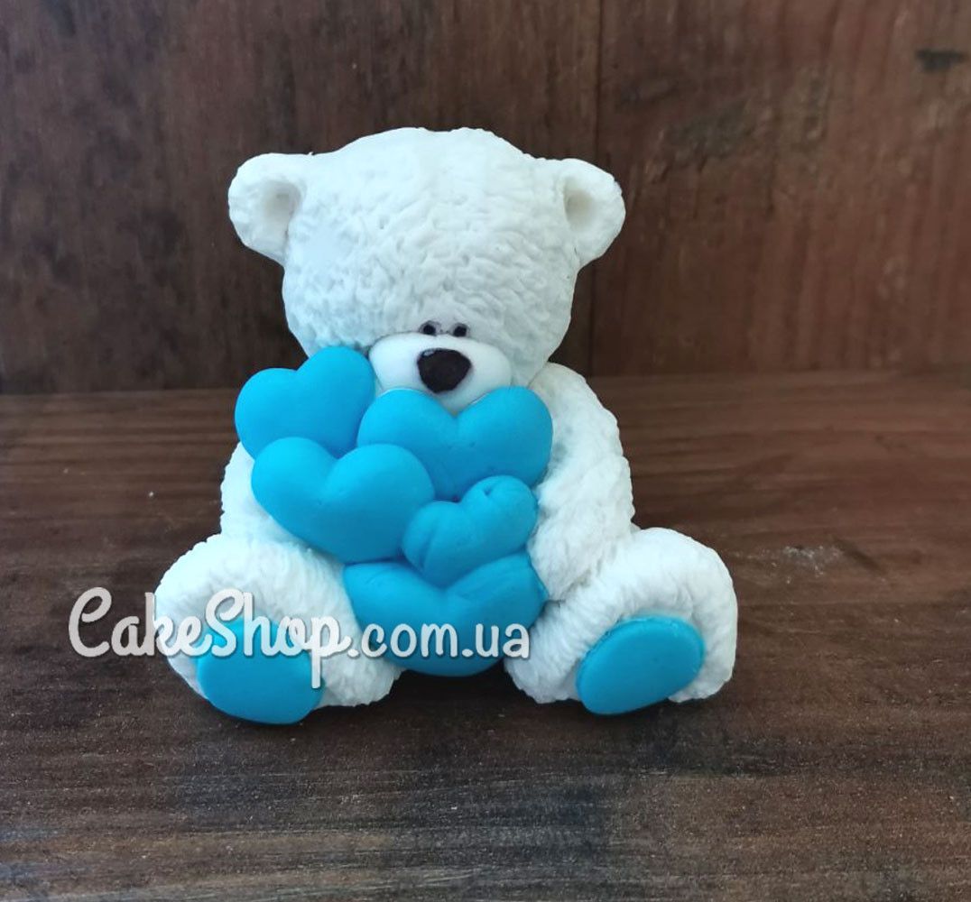 ⋗ Сахарные фигурки Мишка большой с сердечками ТМ Ириска купить в Украине ➛ CakeShop.com.ua, фото