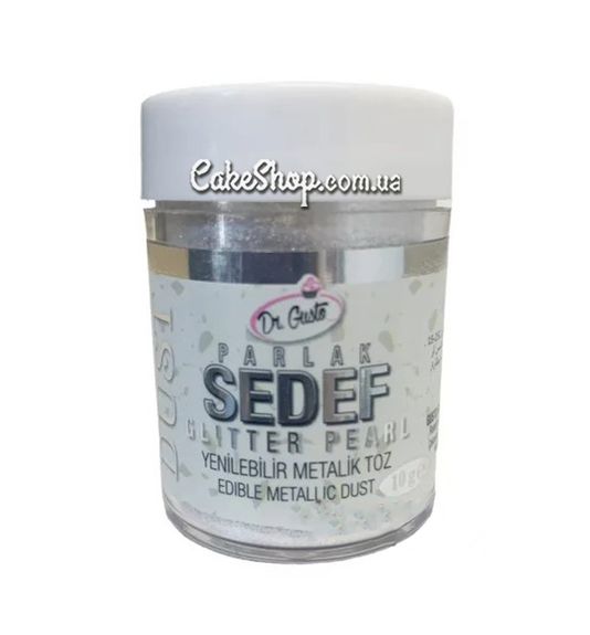 ⋗ Глитер Dr. Gusto Жемчужина, 10 г купить в Украине ➛ CakeShop.com.ua, фото