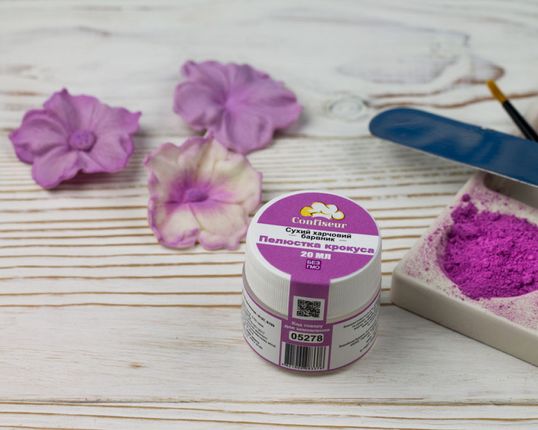 ⋗ Барвник сухий Confiseur Пелюстка крокуса купити в Україні ➛ CakeShop.com.ua, фото