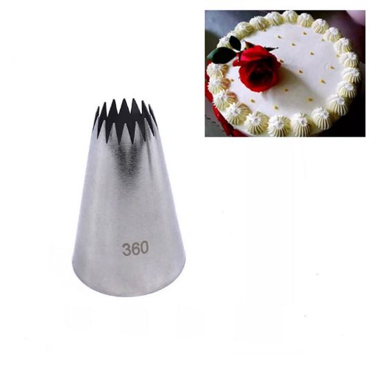 ⋗ Насадка кондитерська Французька зірка #360 велика купити в Україні ➛ CakeShop.com.ua, фото